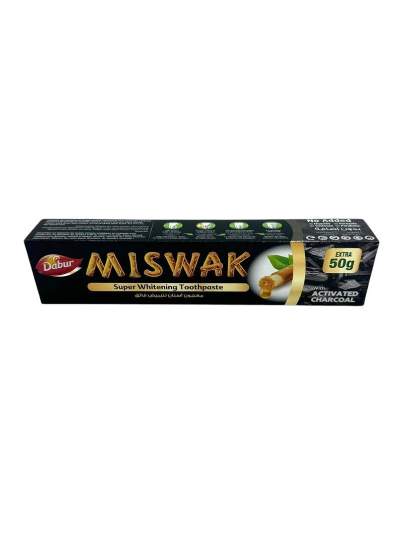 MISWAK DABUR CHARCOAL TOOTHPASTE (CHARBON) 75G